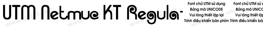 UTM Netmuc KT Regula字体转换